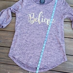 Knapp Studio women's stretch purple top size S
